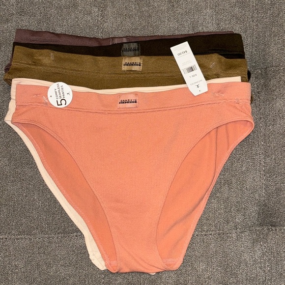 Danskin Ladies Comfy Seamless Panties 5 Pack Set Size L - Picture 1 of 10
